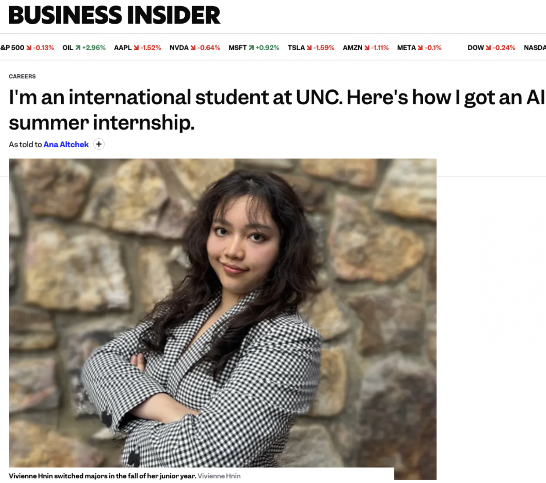 Business Insider feature
